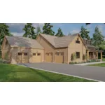 Luxury House Plan Front Photo 01 - Misty Mountain Arts & Crafts Style - Search House Plans and More