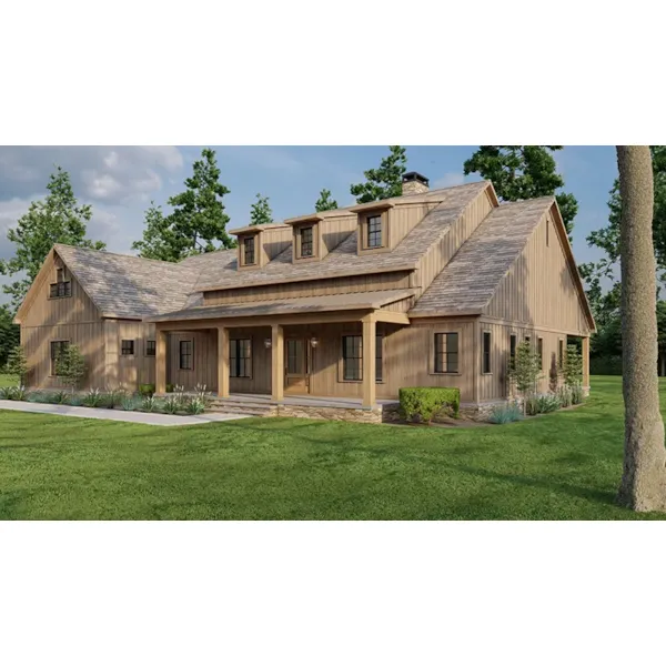 Luxury House Plan Front Photo 02 - Misty Mountain Arts & Crafts Style - Search House Plans and More