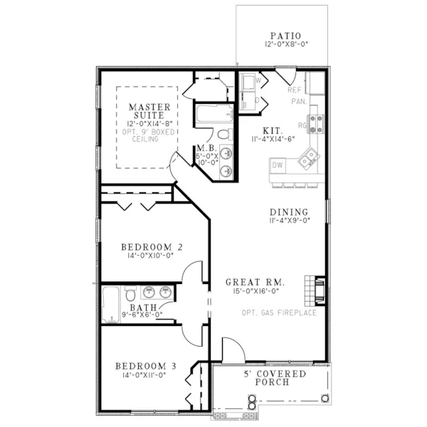 Lowcountry House Plan First Floor - 155D-0323 | House Plans and More