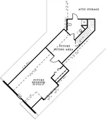 Southern House Plan Second Floor - 155D-0325 | House Plans and More