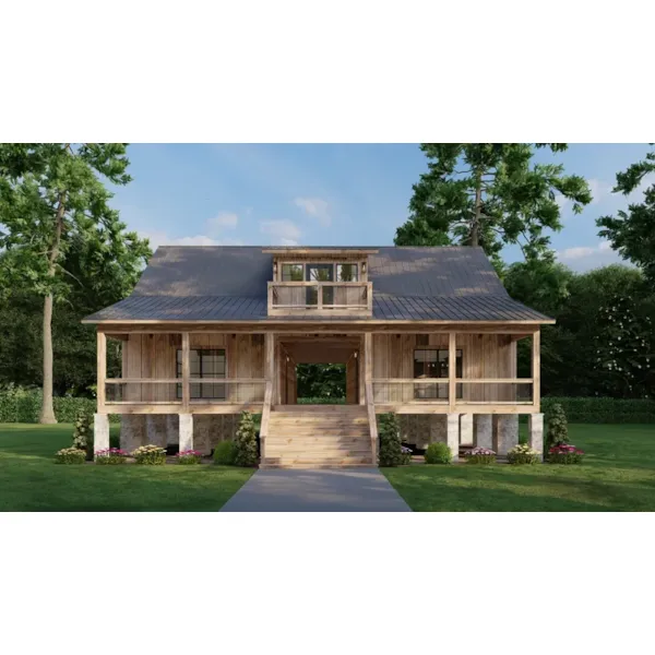 Unique Dog Trot Breezeway