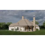 Country French House Plan Rear Photo 01 - 155D-0003 | House Plans and More