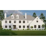 Colonial House Plan Front of House 155S-0004