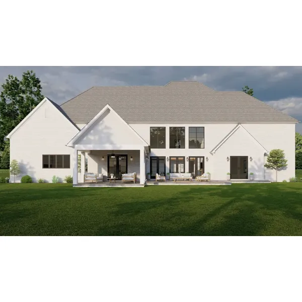 Southern House Plan Rear Photo 01 - 155S-0004 | House Plans and More