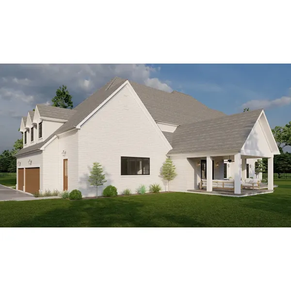 Southern House Plan Rear Photo 02 - 155S-0004 | House Plans and More