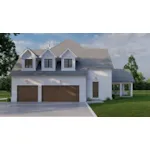 Southern House Plan Side View Photo 01 - 155S-0004 | House Plans and More