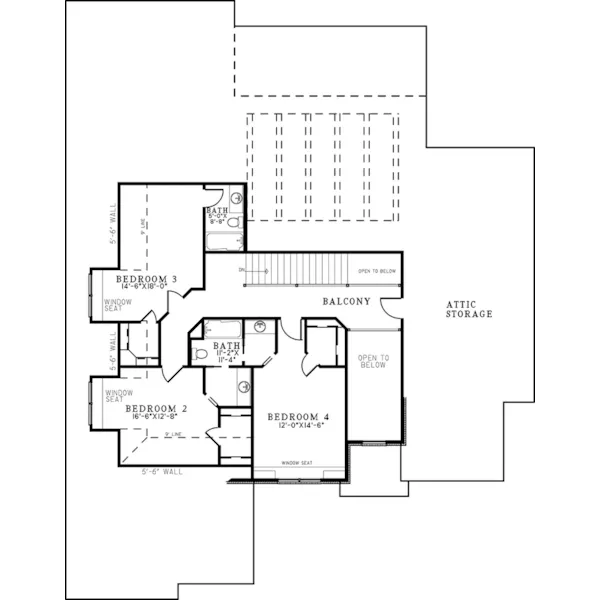 Luxury House Plan Second Floor - Westinview Place Luxury Home 155S-0005 | House Plans and More