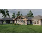 Waterfront House Plan Rear Photo 02 - 155S-0006 | House Plans and More