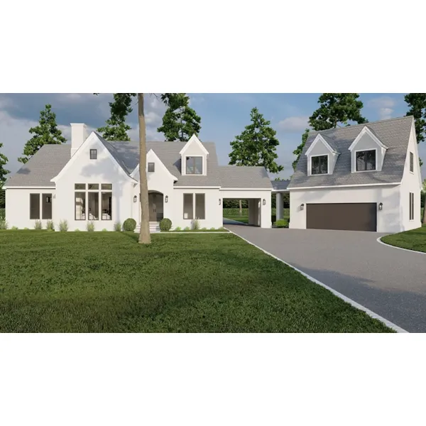 Luxury House Plan Front of Home - Ashland Place European Home 155S-0007 | House Plans and More