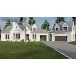 Contemporary House Plan Front of House 155S-0007