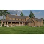 Mountain House Plan Front Photo 04 - Timberland Ranch Rustic Home 155S-0008 | House Plans and More