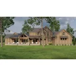 Mountain House Plan Rear Photo 01 - Timberland Ranch Rustic Home 155S-0008 | House Plans and More