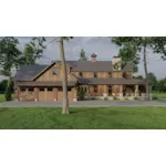 Mountain House Plan Side View Photo - Timberland Ranch Rustic Home 155S-0008 | House Plans and More