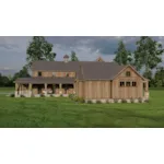 Mountain House Plan Side View Photo 01 - Timberland Ranch Rustic Home 155S-0008 | House Plans and More