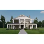 Arts & Crafts House Plan Front of House 155S-0010