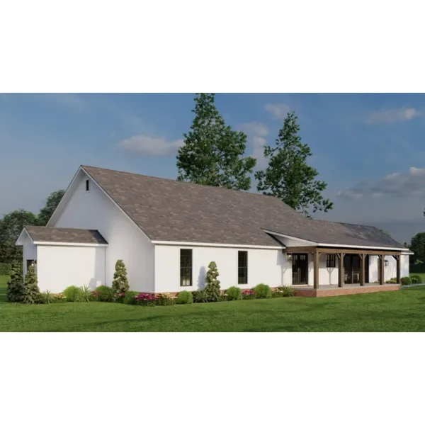 Farmhouse Plan Rear Photo 02 - 155S-0013 | House Plans and More