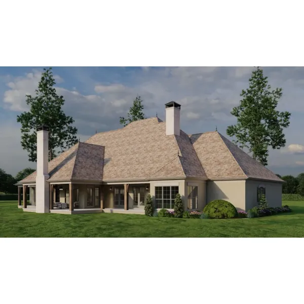 European House Plan Rear Photo 01 - 155S-0015 | House Plans and More