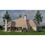 European House Plan Rear Photo 01 - 155S-0015 | House Plans and More