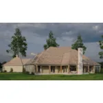 European House Plan Rear Photo 02 - 155S-0015 | House Plans and More