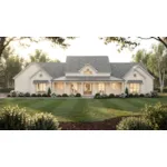 Farmhouse Plan Front of House 155S-0028
