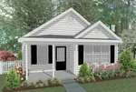 Vacation House Plan Front of House 156D-0002