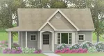 Vacation House Plan Front of House 156D-0004