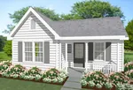 Country House Plan Front of House 156D-0006