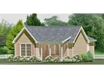 Ranch House Plan Front Photo 01 - Avondale Lane Country Home 156D-0006 - Search House Plans and More