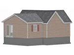 Ranch House Plan Rear Photo 01 - Avondale Lane Country Home 156D-0006 - Search House Plans and More