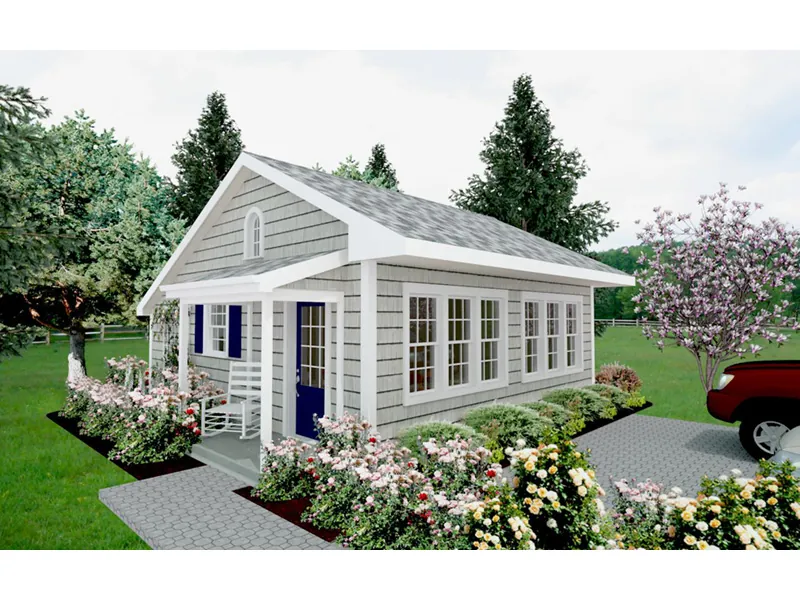 Country House Plan Front Photo 02 - Fairhaven Hill Small Home 156D-0007 - Search House Plans and More