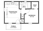 Country House Plan First Floor - Millford Small Country Home 156D-0008 - Shop House Plans and More