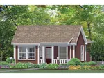 Ranch House Plan Front Photo 01 - Westbrook Country Home 156D-0012 - Shop House Plans and More