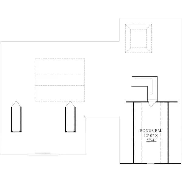 Arts & Crafts House Plan Second Floor - Clements Craftsman Home 157D-0001 - Search House Plans and More