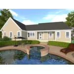 Arts & Crafts House Plan Rear Photo 01 - Clements Craftsman Home 157D-0001 - Search House Plans and More