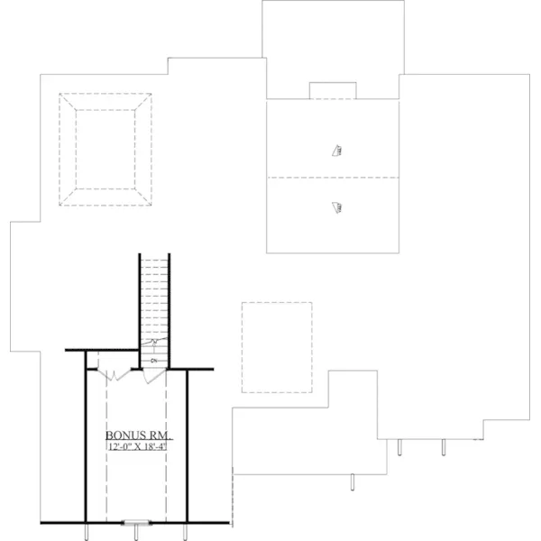 Rustic House Plan Second Floor - Benbrook Lake Ranch Home 157D-0002 - Search House Plans and More