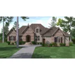 Mountain House Plan Front of House 157D-0004