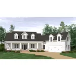 Arts & Crafts House Plan Front of House 157D-0006