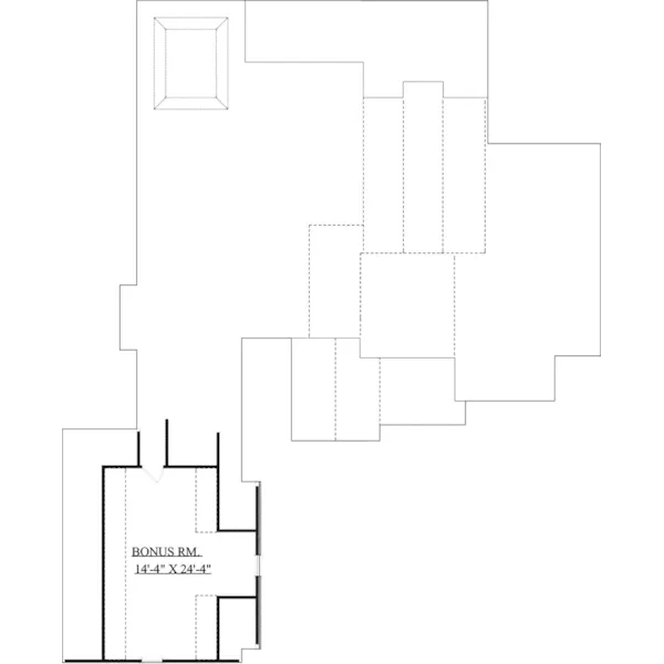 Arts & Crafts House Plan Second Floor - Dowling Hill Craftsman Home 157D-0007 - Search House Plans and More