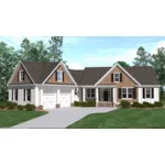 Shingle House Plan Front of House 157D-0009