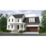 Craftsman House Plan Front of House 157D-0010