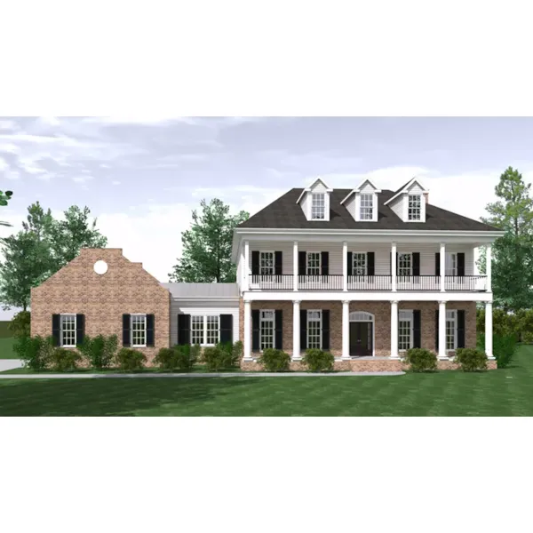 Traditional House Plan Front of Home - Tarlton Hill Plantation Home 157D-0014 - Shop House Plans and More