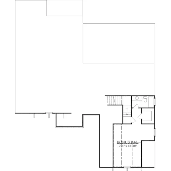 Rustic House Plan Second Floor - Tate Farm Ranch Home 157D-0015 - Shop House Plans and More