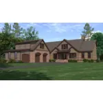 Rustic House Plan Front of House 157D-0017