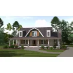 Arts & Crafts House Plan Front of House 157D-0018