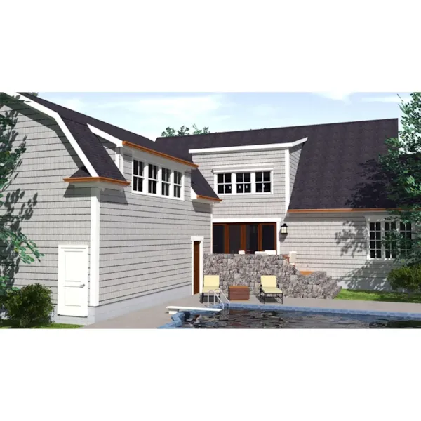 Country House Plan Rear Photo 01 - Barnett Hill Farmhouse 157D-0018 - Search House Plans and More