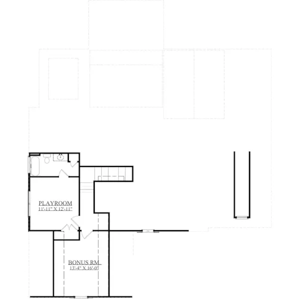 Traditional House Plan Second Floor - Anson Cliff Ranch Home 157D-0019 - Search House Plans and More