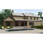 Rustic House Plan Rear Photo 01 - Craft Farm Rustic Home 157D-0021 - Search House Plans and More