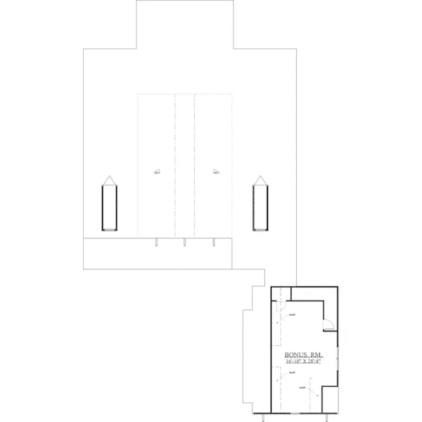 Craftsman House Plan Second Floor - Morrow Bay Modern Farmhouse 157D-0023 - Shop House Plans and More