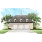 Traditional House Plan Front of Home - 158D-7502 | House Plans and More