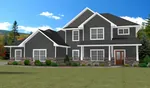 Country House Plan Front Photo 01 - Peterson Craftsman Home 159D-0010 - Shop House Plans and More